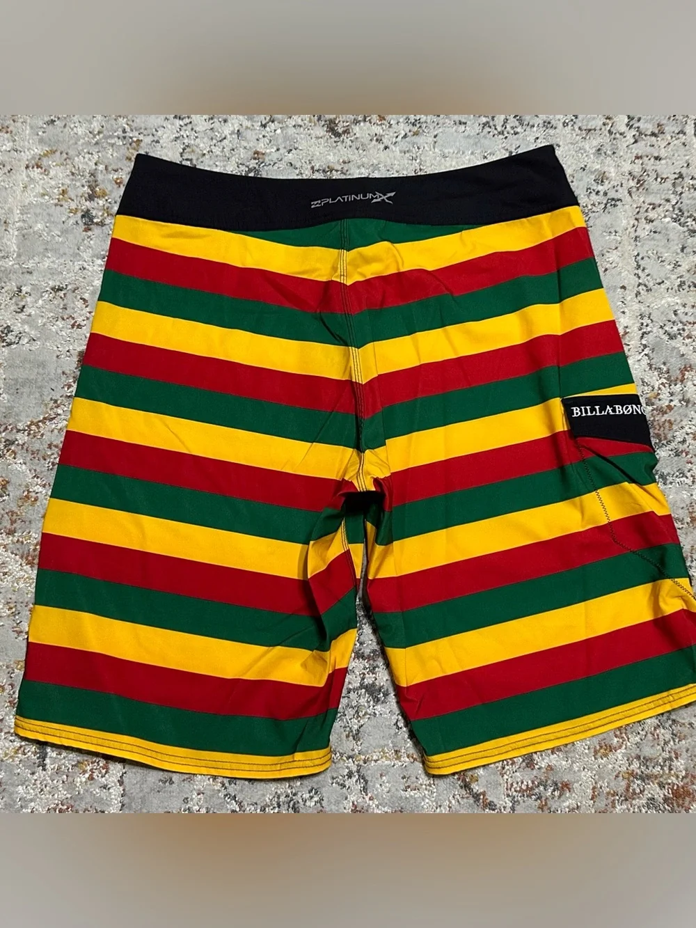 Billabong x Bob Marley Exodus collaboration board shorts size 34